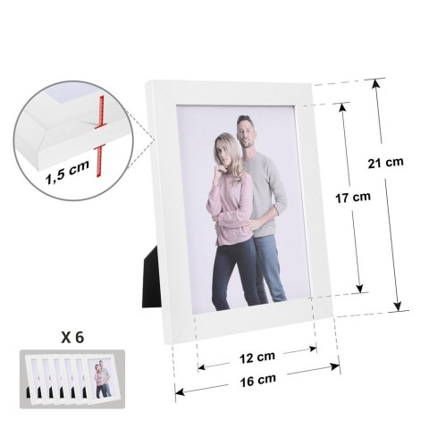 Ramka ERGO kolor biały hakano - PHOTOFRAME/WHITE/13,5X18,6CM/3PCS
