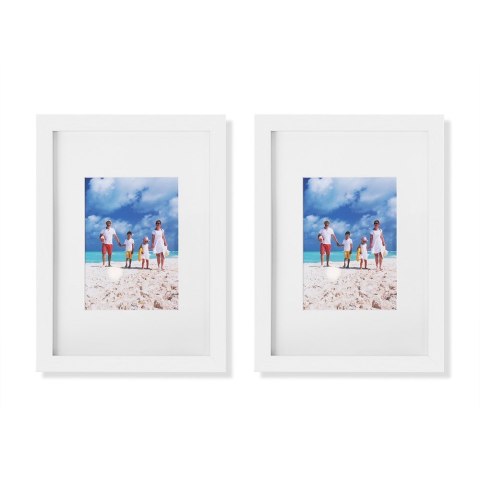 Ramka ERGO kolor biały hakano - PHOTOFRAME/WHITE/2PCS