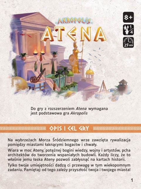 GRA AKROPOLIS: ATENA - dodatek - LUCKY DUCK GAMES