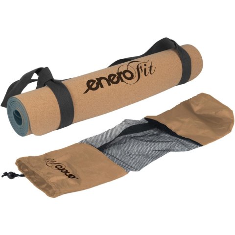 KORKOWA MATA DO ĆWICZEŃ JOGI 183x61x0.4CM ENERO FIT