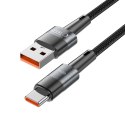Kabel przewód USB-C - USB-C 66W 6A 2m - szary