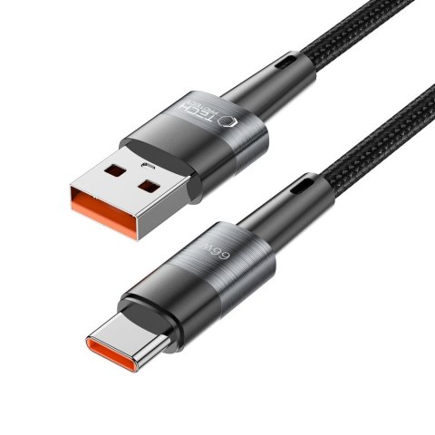 Kabel przewód USB-C - USB-C 66W 6A 2m - szary