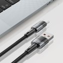 Kabel przewód USB-C - USB-C 66W 6A 2m - szary