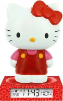 Lampka 3D z budzikiem Hello Kitty