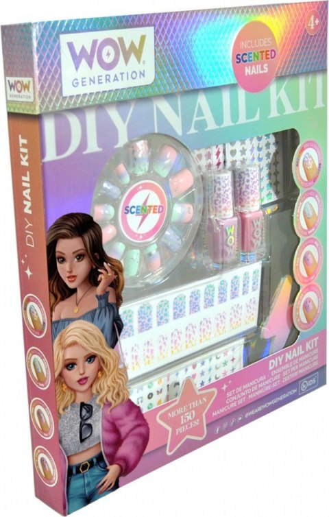 Zestaw do manicure z pachnącymi tipsami