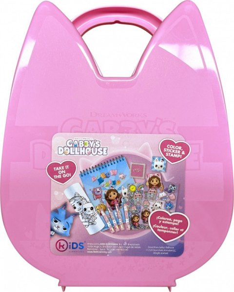 Zestaw kreatywny w walizeczce Koci Domek Gabi