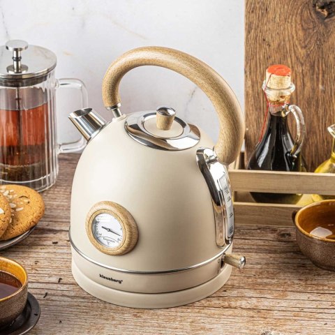 CZAJNIK ELEKTRYCZNY 1,8L Z TERMOMETREM KLAUSBERG KB-7906 RETRO