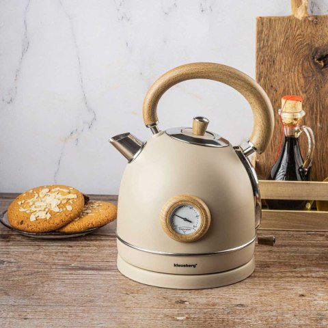 CZAJNIK ELEKTRYCZNY 1,8L Z TERMOMETREM KLAUSBERG KB-7906 RETRO