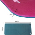 MATA FITNESS KLUBOWA Z OTWORAMI 140x60x1.5CM ENERO FIT