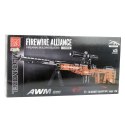 Klocki Konstrukcyjne Karabin Snajperski AWM Funkcja Strzału 1594 el.
