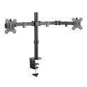 MANHATTAN Uchwyt na 2 monitory 13-32" LCD 8kg biurkowy obrotowy ICA-LCD 582-D