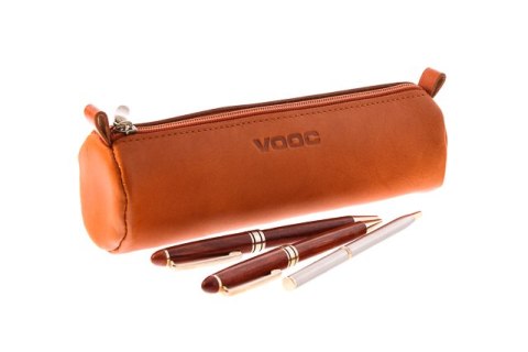 Duży okrągły piórnik Vintage P35 BLACK