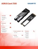 Dysk SSD AORUS NVMe Gen4 1TB M.2 2280 9JS18N100-00-G10