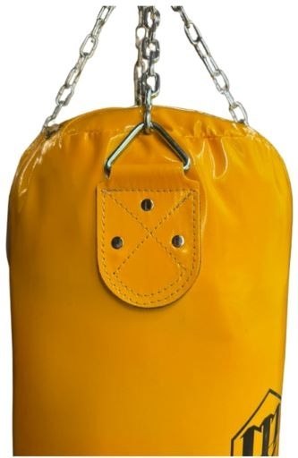 Worek bokserski Plawil WWP-KIDS żółty 140 x 35 cm wypełniony