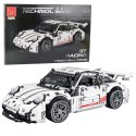 Klocki Konstrukcyjne Samochód GT Racing Biały 1:14 1268 el.