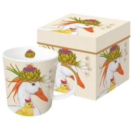 Łabędź Kubek Porcelanowy w Ozdobnym Pudełku, 400 ml