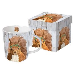 Wiewiórka Kubek Porcelanowy w Ozdobnym Pudełku, 400 ml