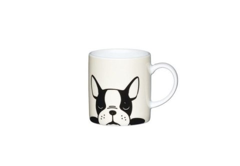 Espresso porcelanowa filiżanka z buldogiem francuskim 80 ml