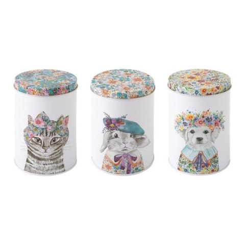 Mikasa Tipperleyhill Zestaw 3 pojemników z pokrywką, 1 litr