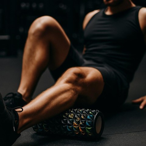 WAŁEK ROLLER DO ĆWICZEŃ CAMOUFLAGE 10x30CM ENERO FIT