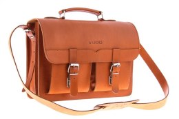 Klasyczna teczka / plecak Vintage P12 COGNAC