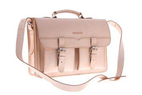 Klasyczna teczka / plecak Vintage P12 COGNAC