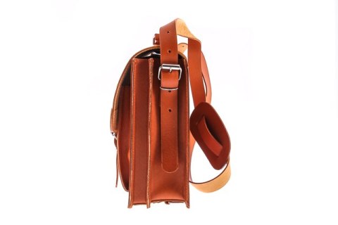 Klasyczna teczka / plecak Vintage P12 COGNAC