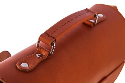 Klasyczna teczka / plecak Vintage P12 COGNAC