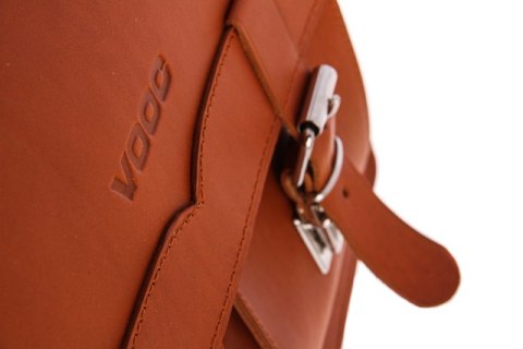 Klasyczna teczka / plecak Vintage P12 COGNAC