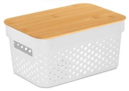 Kosz do przechowywania 12 cm biały