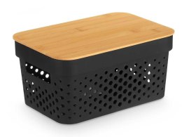 Kosz do przechowywania 12 cm czarny