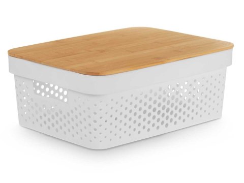 Kosz do przechowywania 14 cm biały