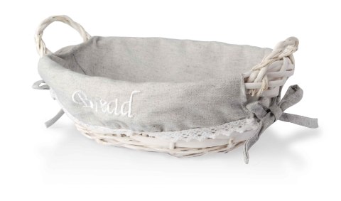 Koszyk na pieczywo Will 25x17 cm biały