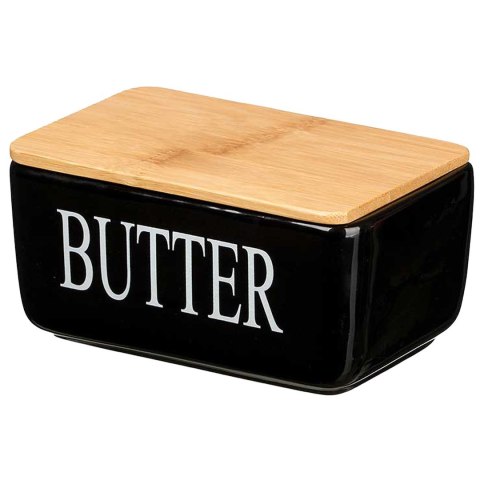 Maselniczka ceramiczna czarna