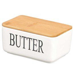 Maselniczka ceramiczna z bambusową pokry