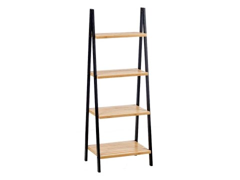 Regał bambusowo-drewniany 5 półek wys 109