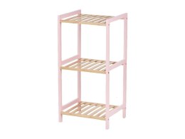 Regał łazienkowy 3 poziomy róż 35×30×70