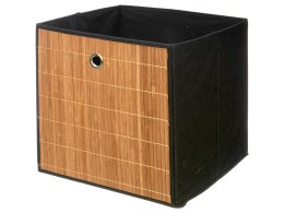 Składany kosz bambusowy front 32×32 cm c