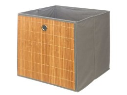 Składany kosz bambusowy front 32×32 cm s