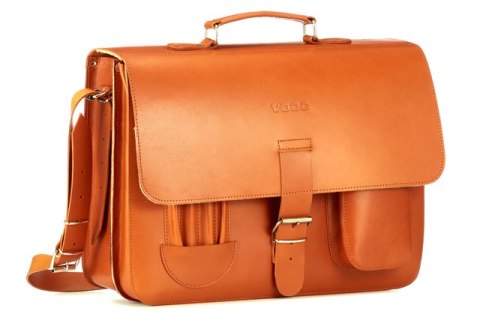 Torba z juchtu na ramię 3w1 Vintage P43 COGNAC