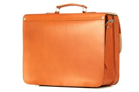 Torba z juchtu na ramię 3w1 Vintage P43 COGNAC