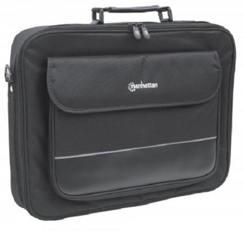 MANHATTAN Torba na laptopa 17" z paskiem naramiennym czarna 421560