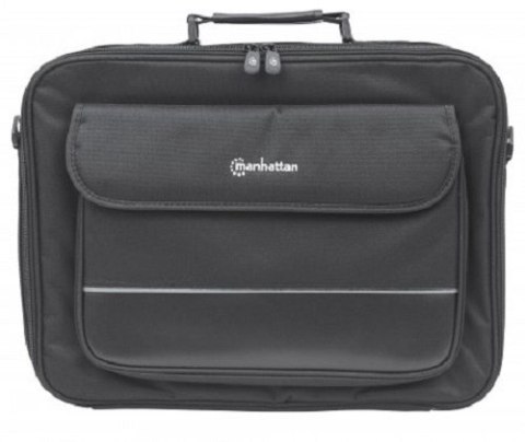MANHATTAN Torba na laptopa 17" z paskiem naramiennym czarna 421560