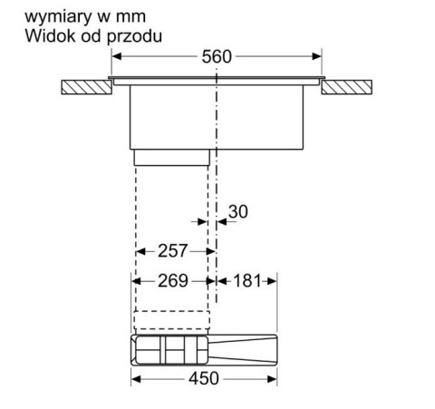 Płyta indukcyjna z wbudowanym wyciągiem PVS611B16E