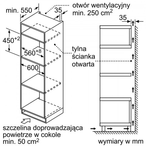Kuchnia mikrofalowa termoobieg CMA585GS1