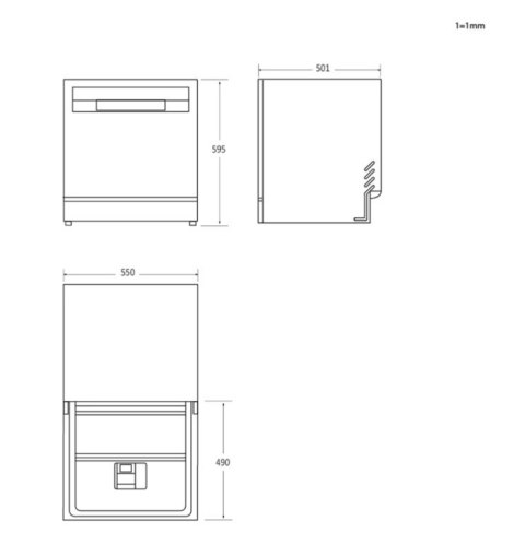Zmywarka kompaktowa CP 8F9FFA