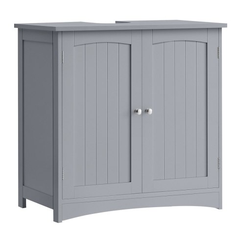 Pojemna szara szafka pod umywalkę