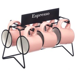 Zestaw filiżanek do espresso 100 ml różo