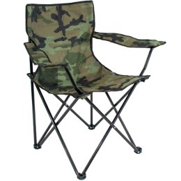 KRZESŁO TURYSTYCZNE SKŁADANE 50X50X80CM CAMUFLAGE