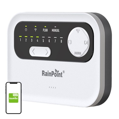 Sterownik zraszaczy 8-strefowy RainPoint WiFi